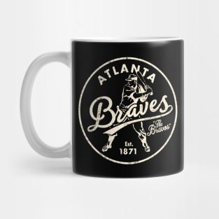 Vintage Atlanta Braves 2 by Buck Tee Originals Mug